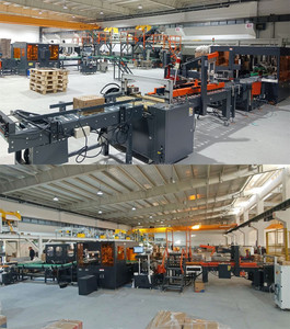 ระบบบรรจุภัณฑ์กล่องอัตโนมัติเต็มรูปแบบ Focuspack ประกอบด้วยการขึ้นรูปกล่อง การบรรจุ การปิดผนึกด้วยเทป การรัดสายรัด การติดฉลาก และการจัดวางบนพาเลท - Product Image 2