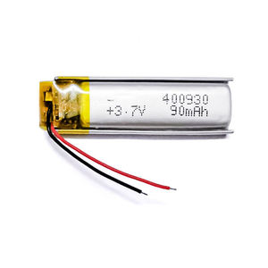 <span class=keywords><strong>90mah</strong></span> קיבולת מיני סוללות בגודל <span class=keywords><strong>3.7v</strong></span> 400930 <span class=keywords><strong>90mah</strong></span> סוללות ליתיום פולימר עבור מכשיר לבישה - Product Image 3