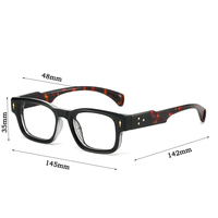 Vente en gros de montures de lunettes de presbytie carrées en PC de haute qualité, photochromiques, anti-lumière bleue, lunettes de lecture pour hommes et femmes
