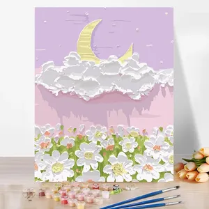 Peinture <span class=keywords><strong>par</strong></span> numéros pour adultes enfants Kit dessin peint à la main toile bricolage peinture à l'huile peinture <span class=keywords><strong>par</strong></span> numéros - Product Image 1