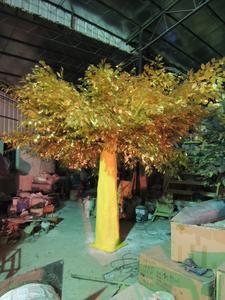 Большие искусственные деревья: Золотой баньян для отелей, новогодние искусственные растения - Product Image 2