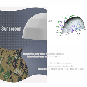 Abri de voiture semi-automatique pliable en acier inoxydable, imperméable, durable, avec revêtement en poudre, revêtement anti-UV, pour usage domestique et commercial - Product Image 3