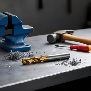 Foret hélicoïdal HSS-Co 3,8 mm x 55 mm, revêtement TiN, auto-centrant pour le perçage du métal - Product Image 3