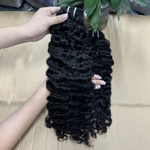 Venta al por Mayor de Cabello Humano 100% Natural, Color Natural, Cutícula Alineada, Dropshipping, Cabello Virgen sin Procesar, Proveedor de Cabello Rizado Birmano en Paquetes - Product Image 1