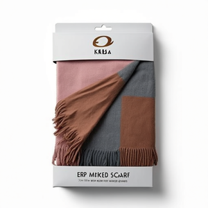 Sciarpa Lavorata a Maglia ERP 70x180cm con Gancio per Uomo e Donna, Calore Invernale - Product Image 1