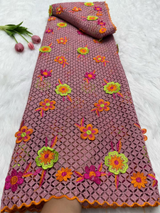 Ni.ai ผ้าปักลาย3D น้ำร้อนวัสดุสำหรับชุดแต่งงานของชาวแอฟริกัน - Product Image 2