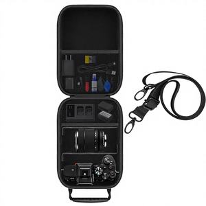 Étui de voyage en cuir rigide HESPLUS pour appareils photo hybrides Sony <span class=keywords><strong>Alpha</strong></span> <span class=keywords><strong>7</strong></span> <span class=keywords><strong>II</strong></span>/III/IV/a7 ILCE7M3, fermeture éclair, accessoires compatibles - Product Image 1