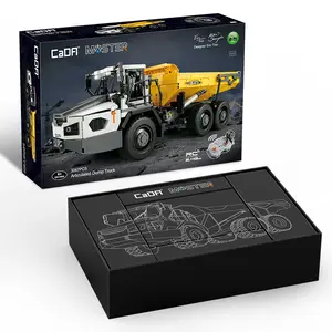 בסיטונאות לגו עיר dump משאית-Cada C61054W ילדי למידה צעצוע שלט רחוק Dump משאית Legoi טכני אבן בניין צעצוע ילד חינוכיים מתנה