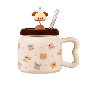 Taza <span class=keywords><strong>de</strong></span> Agua <span class=keywords><strong>de</strong></span> Cerámica con Diseño <span class=keywords><strong>de</strong></span> Perro <span class=keywords><strong>de</strong></span> Dibujos Animados, Idea <span class=keywords><strong>de</strong></span> Regalo <span class=keywords><strong>de</strong></span> <span class=keywords><strong>Cumpleaños</strong></span> Perfecta <span class=keywords><strong>para</strong></span> el Mejor Amigo, Taza <span class=keywords><strong>de</strong></span> Recuerdo <span class=keywords><strong>para</strong></span> el Desayuno en Casa <span class=keywords><strong>de</strong></span> una Niña - Product Image 5