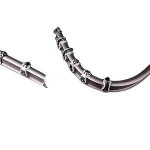 Iksun Trung Quốc Hình dạng phòng tắm vòi hoa sen uốn cong Rèm theo dõi trượt cong rèm cửa đường ray - Product Image 1