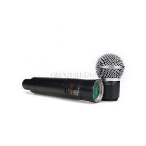 Micrófono Inalámbrico UHF True Diversity, Micrófono Vocal Portátil de Metal con Forma de Corazón para Escenario y Estudio, QLXD24 S58 KSM8/<span class=keywords><strong>9</strong></span> - Product Image 5