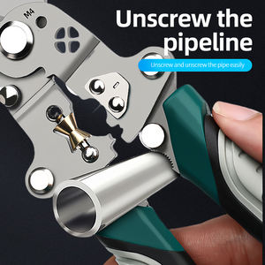 Hochwertige multifunktion ale Elektriker zange Metrisch faltbare Abisolier wicklung Schneiden Crimp zange DIY Grade - Product Image 6