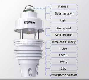 Độ chính xác cao sử dụng biển modbus siêu âm Trạm thời tiết cảm biến với gió cho thuyền - Product Image 5