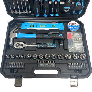 Juego de Herramientas Mecánicas de Alta Resistencia con Llaves de Trinquete, Destornilladores, Alicates, Juego de Vasos, Medidor y Estuche de Almacenamiento para Uso en Garaje - Product Image 4
