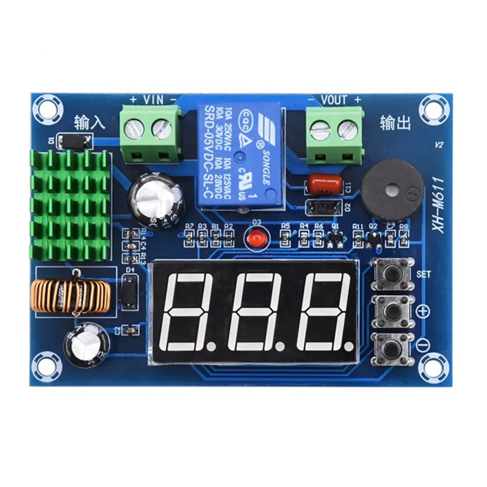 XH-M611 7-80V الرصاص الحمضية بطارية ليثيوم التفريغ تحكم 12V 24V 36V 48V منخفضة الجهد البطارية أكثر من التفريغ لوح حماية