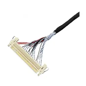 FIX-30P-D8 kabel LVDS 400mm, 1ch 8-bit 30 pin 30pin tunggal 8 baris untuk 26-47 inci panel layar besar 2 model