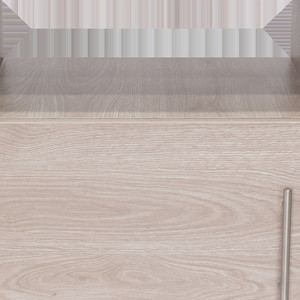 HMS 23 \ "comodino in legno grigio comodino moderno di lusso assemblato 2 cassetti Smart pieghevole camera da letto appartamento mobili per la casa" - Product Image 5