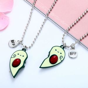 Collier magnétique tendance en forme d'avocat pour couple, cadeau de Saint-Valentin, collier assorti pour l'amour à distance, pendentifs mode, cadeau - Product Image 5