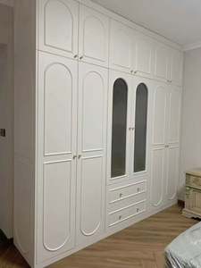 Armarios abiertos modernos 2025, muebles de gabinete de combinación de dormitorio personalizados, dormitorio de madera Mdf para cierre de armario - Product Image 4