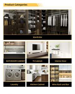 Aparador de almacenamiento lateral para comedor, gabinetes de Buffet, gabinete lateral, personalización OEM/ODM - Product Image 6