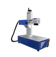 Machine de marquage laser à fibre Chenmai - Graveur laser portable de table en acier inoxydable avec garantie d'un an, refroidissement par air, Ethernet
