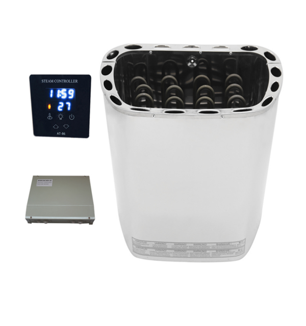 SAC-90NS Modern Touch Screen Controller Stainless Steel 9KW Computer Control Panel Sauna Heater for Home