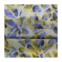 Tissu en coton imprimé de belles fleurs, impression numérique personnalisée, coton doux pour robe, vêtements pour femmes, vente en gros