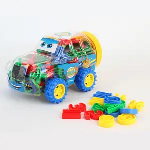 Высокое качество 142 шт. пластмасса многоцветная номер блоки игрушки резьбы моделирования Набор строительных блоков