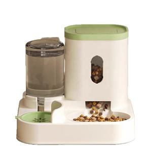 הכל-in-אחד תבנית מוצק קערת קרמיקה לחיות מחמד כפולה מזון & מים לסביבה אוטומטית ידידותית לסביבה - Product Image 4