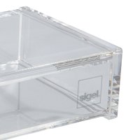 Haut de gamme acrylique Transparent porte-carte de visite Portable haut de gamme avant exposition et support de stockage usine en gros