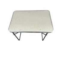 Table pliante en fer, légère et portable, design moderne pour le camping en plein air, les pique-niques, les marchés, les barbecues, la cour