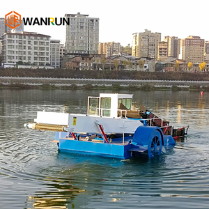 Barco cosechador <span class=keywords><strong>de</strong></span> maleza acuática subacuática para la limpieza <span class=keywords><strong>de</strong></span> residuos en lagos, ríos y estanques, y recolector <span class=keywords><strong>de</strong></span> basura <span class=keywords><strong>de</strong></span> superficie. - Product Image 2