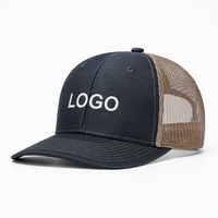 Casquettes de baseball personnalisées OEM avec logo brodé, casquettes pour têtes grandes XXL, ajustables, en maille respirante