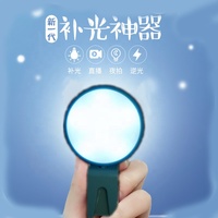 Vente chaude Mignon Chat En Forme 3 Couleurs Lumière Petit Mini Clip De Téléphone Portable Réglable Mobile LED Selfie Lumière