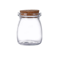 Frascos de Vidrio Reutilizables de 200 ml para Yogur con Logotipo Personalizado Serigrafiado para Yogur Casero, Comida para Bebés y Gelatina
