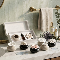Diffuseur d'huiles essentielles Eco Scent, diffuseur d'arômes en céramique, pierre céramique, fleur en céramique pour diffuseur à bâtonnets
