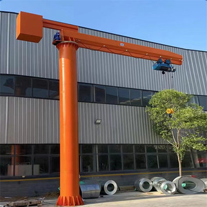 5M 10M Electric Pillar Cantilever Jib Cranes 1 Ton with <b>Wire</b> Rope Hoist for Assembly Line Lifting - Product Image 2