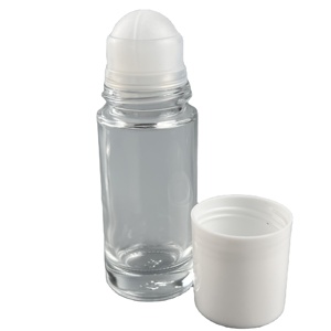 Bouteilles en verre à bille cosmétique de 30ml 50ml Conteneur de déodorant Bouteilles de <span class=keywords><strong>parfum</strong></span> Bouteilles à bille d'huile essentielle - Product Image 1