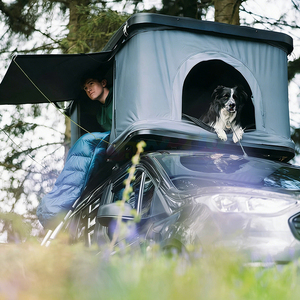 Tiendas de Techo Plegables de Carcasa Rígida, Resistentes al Viento e Impermeables, Tiendas de Techo para Acampar al Aire Libre, Tiendas de Techo de Aluminio para Autos - Product Image 4