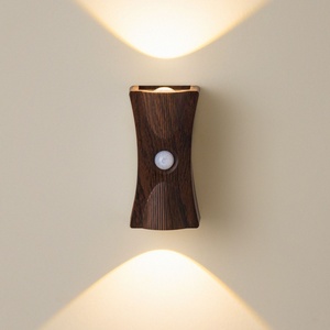 Smart Decor <b>LED</b> Wireless Magnetic Ambiance Night <b>Light</b> Rechargeable Human Body <b>Sensor</b> Lamp for Home Office Hotel - Product Image 1