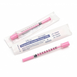 Jeringa Veterinaria con Escala Graduada, 0.5ml 1ml Opcional, 29G 30G 31G, <span class=keywords><strong>para</strong></span> <span class=keywords><strong>Hospital</strong></span> Veterinario, en Stock, Lista <span class=keywords><strong>para</strong></span> Enviar - Product Image 2