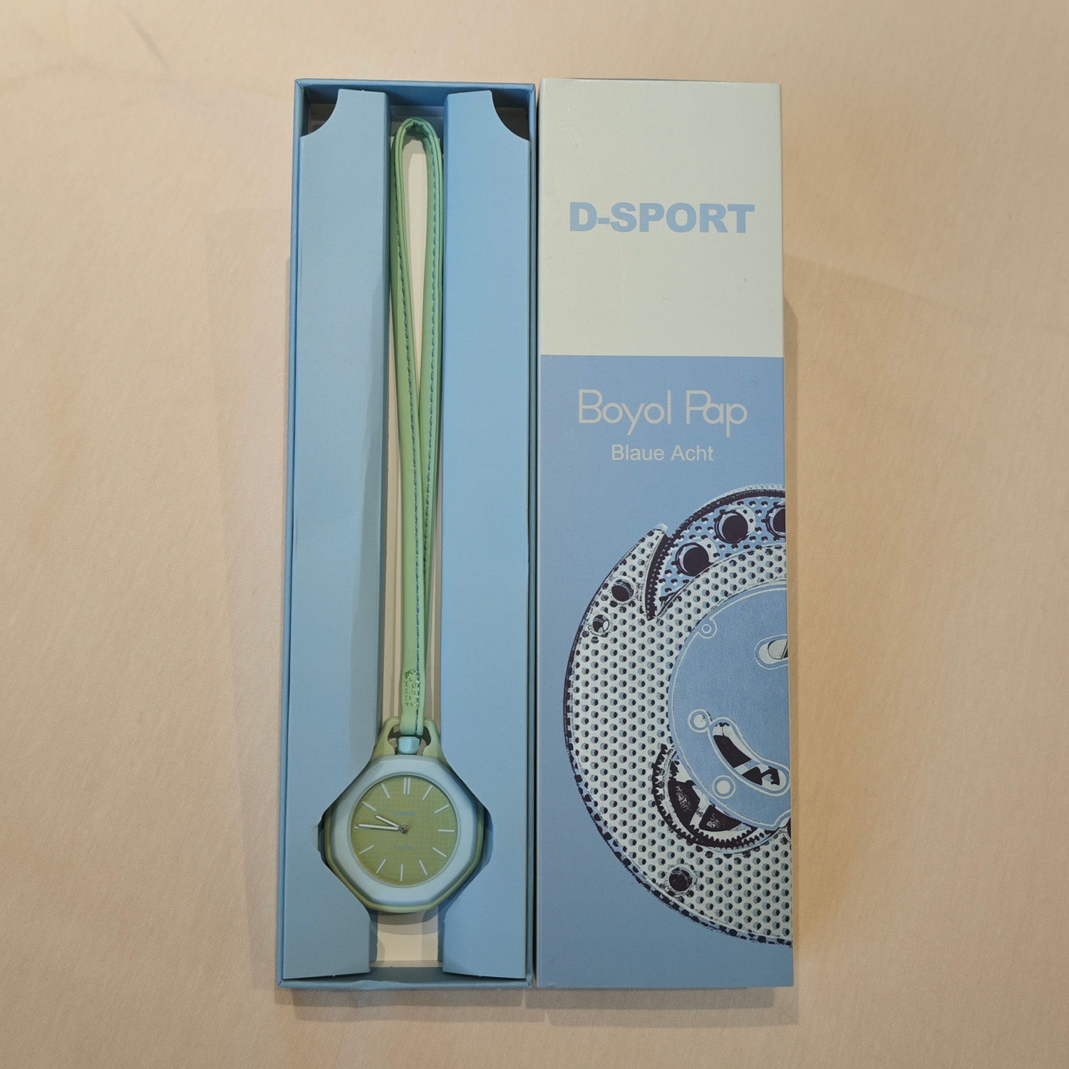 Bleu Vert avec coffret cadeau