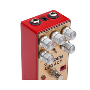 Pédale d'effet <span class=keywords><strong>guitare</strong></span> Golden Legacy Distortion 2 modes vintage moderne British Blues <span class=keywords><strong>Hard</strong></span> <span class=keywords><strong>Rock</strong></span> avec son Marshall Metal - Product Image 4