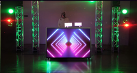 RGX Fábrica Fabricación DJ Pantalla Led portátil Tres lados GOB Pantalla LED P2.9mm KTV Fiesta de cumpleaños Boda Victoria Banquete