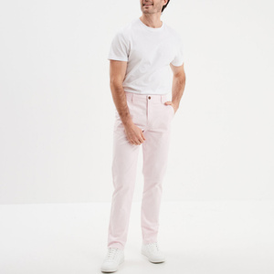 Pantalones Chinos Casuales de Corte Recto para Hombre, Mezcla de Algodón y Elastano, Tejido Transpirable y Ecológico para una Retención de Forma Duradera - Product Image 5