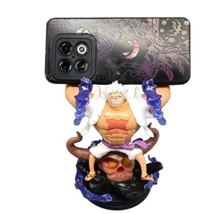 Soporte para Teléfono de Monkey D. <span class=keywords><strong>Luffy</strong></span> de <span class=keywords><strong>One</strong></span> <span class=keywords><strong>Piece</strong></span>, <span class=keywords><strong>Figura</strong></span> de Anime del Hijo del Diablo, Personajes en 2D, Adorno de Escritorio, Regalo - Product Image 5