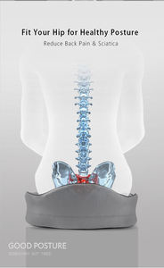 Seat <strong>Cushion</strong> Memory Foam Coccyx <strong>Cushion</strong> for Tailbone Pain <strong>Desk</strong> <strong>Chair</strong> Car Seat <strong>Cushion</strong> Driving Sciatica and Back Pain Relief - Product Image 3