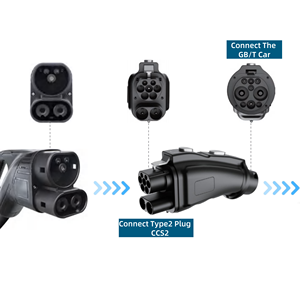 YIXINDIAN Conectores Adaptadores de Carga GBT/CCS2/CHAdeMO EV Nuevos <span class=keywords><strong>para</strong></span> <span class=keywords><strong>Vehículos</strong></span> <span class=keywords><strong>Eléctricos</strong></span> y <span class=keywords><strong>Cargadores</strong></span> EV - Product Image 1