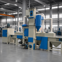 Sableuse à convoyeur automatique Hongxinbaiyao avec entrée étendue de 1,5 m et contrôle PLC |   Système de finition de surface industriel à 40 stations