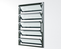 Nouvelle porte de salle de bain moderne en alliage d'aluminium à persiennes, double vitrage trempé, à rupture de pont thermique, insonorisée et antivol